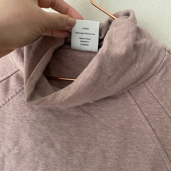 Varley Cowl Neck Side Zip Sweatshirt - Picture 2 of 3